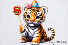 Lollipop Animals Clipart PNG Product Image 1