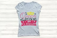 Queen Of The Classroom Svg, Teacher Svg, Back To School Svg. Product Image 2