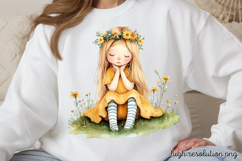 Charming Fairy Woodland Animals Clipart PNG Product Image 1