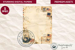 Patriotic Vintage 4th of July Junk Journal digital paper Product Image 1