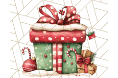 Christmas Dinosaur PNG Clipart, Cute Dino Holiday Art Png Product Image 2