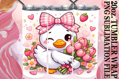 GIFT OF BLISS 20oz TUMBLER WRAP, Cute Goose Product Image 1