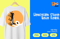 Honeyfern Studio Boho Floral Monogram Product Image 1