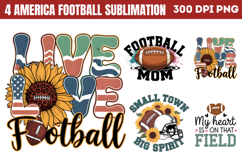 America Football Sublimation PNG Product Image 1