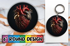 Heartfelt Sublimation Circle Art Product Image 1