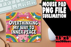 COZY mouse PAD Sublimation Magic, Girl Quote Product Image 1