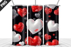 Valentines Love Skinny Tumbler PNG Wrap| Valentines Tumbler Product Image 3