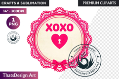Vintage Valentine Day Labels and Romantic Heart Tags Product Image 1