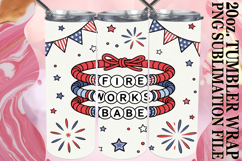 Cozy moments 20oz tumbler wrap, Patriotic Product Image 1