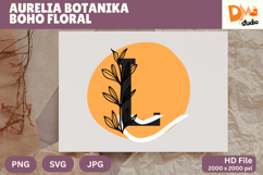 Aurelia Botanika Boho Floral Monogram Product Image 1