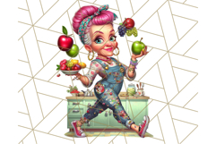 Wild Grandma Clipart PNGs, Funny Quirky Old Ladies Product Image 2
