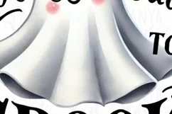 Too Cute to Spook Halloween, Cute Ghost PNG, Spooky Babe Product Image 5