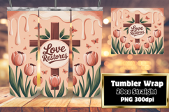 20oz Sublimation Tumbler Wrap , Christian Product Image 1