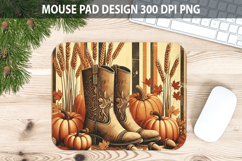 Boots Mouse pad Sublimation - Thanksgiving PNG Design Product Image 1