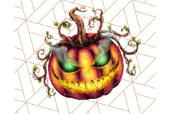 Spooky Jack O Lantern PNG Clipart, Scary Halloween Pumpkins Product Image 2