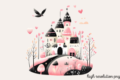 Pink Black Easter Clipart PNG Product Image 1