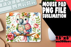 Cheerful Mouse Mat Sublimation Style, Animals Product Image 1