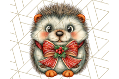 Christmas Animal Clipart, Festive Animals in Holiday Outfits Product Image 2