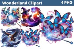 Wonderland Clipart PNG Product Image 1