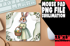 ENCHANTED MOUSE PAD SUBLIMATION STYLE, Easter Bunny Product Image 1