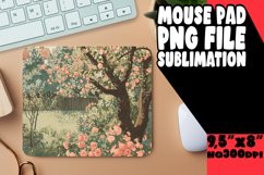 Floral Fantasy: Spring Mouse Pad Sublimation Product Image 1