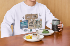 Fishing Collage PNG Sublimation Product Image 6