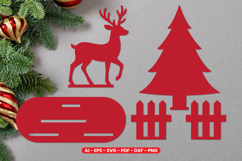 Christmas Scene Stand Laser Cut Product Image 2