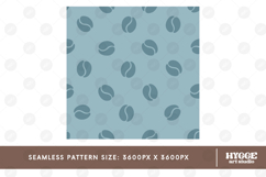 Coffee Lover Seamless Pattern Surface Design PNG DTF Latte Product Image 2