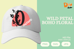 Wild Petal Boho Floral Monogram Product Image 1