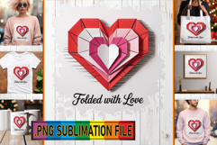 LUMINOUS PNG TSHIRT Gift Ideas, Heart Quote Product Image 1