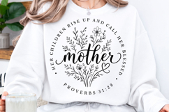 Mother's Day SVG, Christian Mom PNG Product Image 1