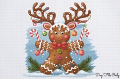 Gingerbread Man Clipart PNG Product Image 1
