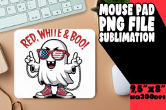 SWEET MOUSE PAD SUBLIMATION STYLE, Funny Ghost Product Image 1