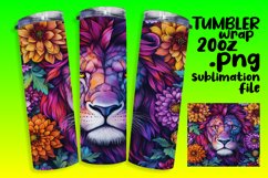 Custom 20oz Tumbler Wrap Download , Leo Product Image 1