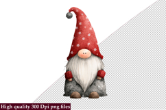 Christmas Gnome Funny Clipart Bundle png Product Image 11