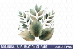 Botanical Sublimation Clipart Product Image 1