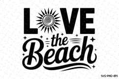 Love the Beach svg | Summer Svg | Svg Cut Files Product Image 1