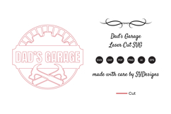 Dad’s Garage Laser Cut SVG Product Image 2