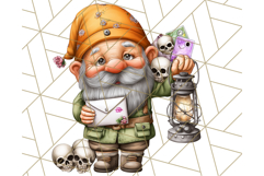 Spooky Gnome Village Clipart PNG Halloween Png Product Image 2