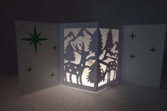 Bundle 19 SVG Christmas Box Pop Up Card Template Product Image 21