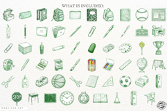 Doodle Back To School Clipart Product Image 4