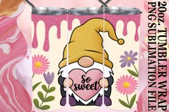 Joyful Escape 20oz tumbler wrap, Valentines Product Image 1