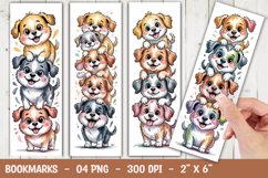 Cute Puppy Bookmark Sublimation Product Image 1