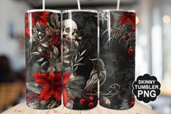 Gothic Christmas Tumbler | Christmas Tumbler Wrap Product Image 1