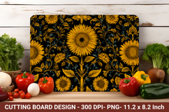 Gothic Sunflower Cutting Board | Cutting Board Png Product Image 1