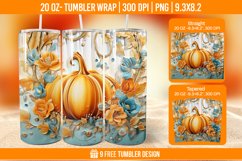 Tumbler Sublimation Wrap, 20 oz Fall Tumbler Wrap Product Image 1