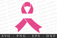 PInk Ribbon PNG | Breast Cancer Awareness Png Product Image 1