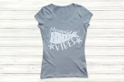 Mermaid Vibes Svg, Mermaid Svg, Mermaid Tail Svg, Summer Svg Product Image 2