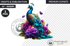 Royal Hydrangea Guardians Fantasy Warrior and Floral Graphic Product Image 1