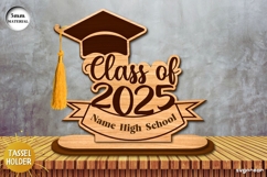 Graduation Tassel Holders Laser Cut | Glowforge | SVG Product Image 3